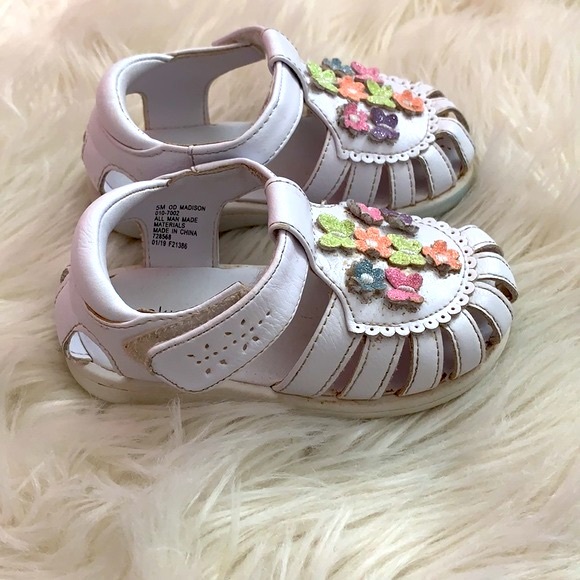 Okie Dokie Toddler Girls Madison Strap Sandals 5m - Picture 7 of 12